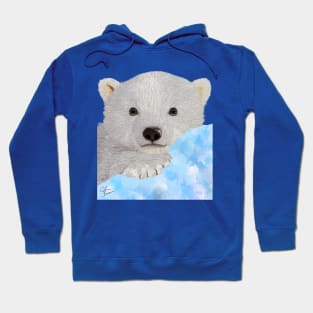 Cute Animal White Baby Polar Bear Xmas Christmas Pretty gift Hoodie